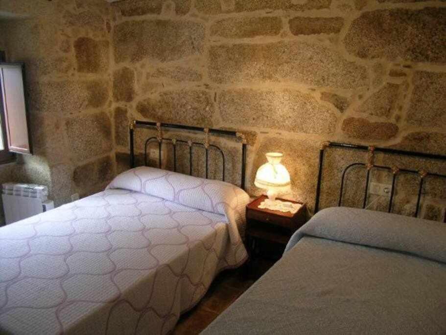 Casa Cuadrantecasa De Piedra En Playa De Carnota Villa Pedrafigueira Ngoại thất bức ảnh