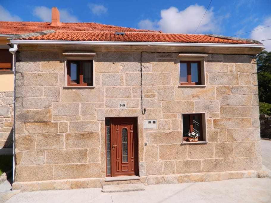 Casa Cuadrantecasa De Piedra En Playa De Carnota Villa Pedrafigueira Ngoại thất bức ảnh