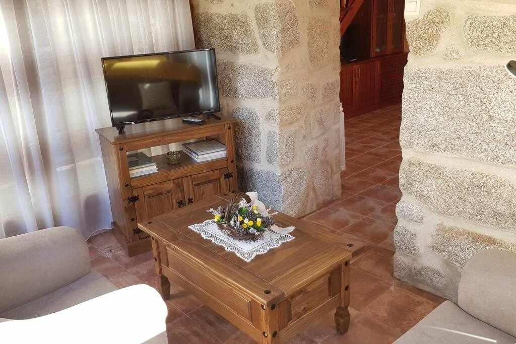 Casa Cuadrantecasa De Piedra En Playa De Carnota Villa Pedrafigueira Ngoại thất bức ảnh